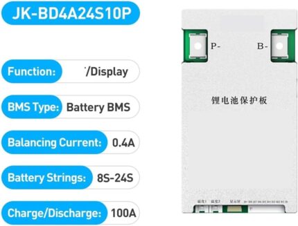 JK-BD4A24S10P Jikong 8S-24S 100A Deşarj – 400mA Aktif Balans