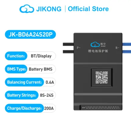 JK-BD6A24S20P Jikong 8S-24S 200A Deşarj – 600mA Aktif Balans